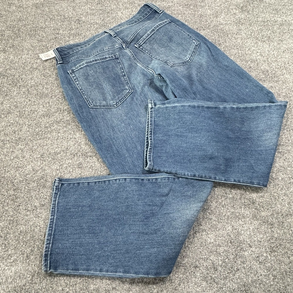 Old Navy Women's 8 Petite High Rise Sky Hi Wide Leg Denim Jeans NWT - Picture 7 of 8